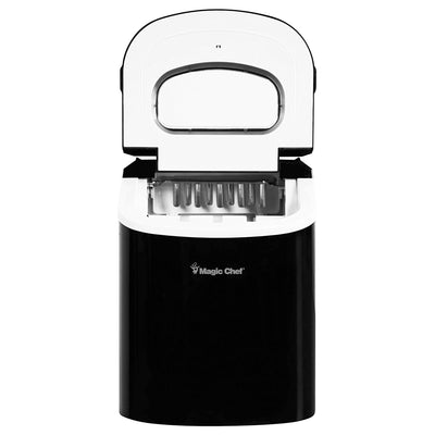 Magic Chef MCIM22B Portable Countertop Ice Maker, 27 LBs Per Day, Black (Used)