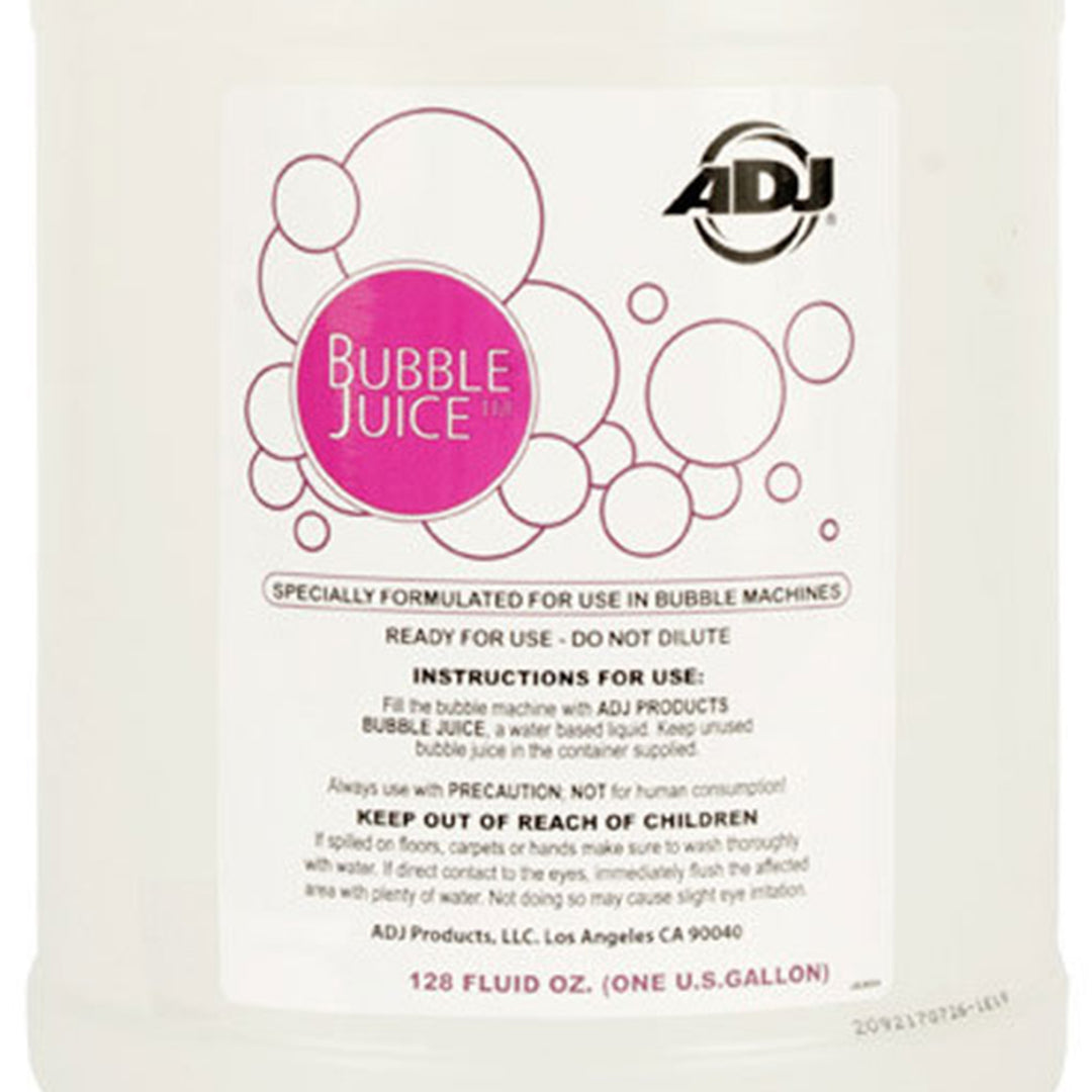ADJ Products BUB/G 1 Gallon Water Based DJ Bubble Machine Bubble Juice Fluid - VMInnovations