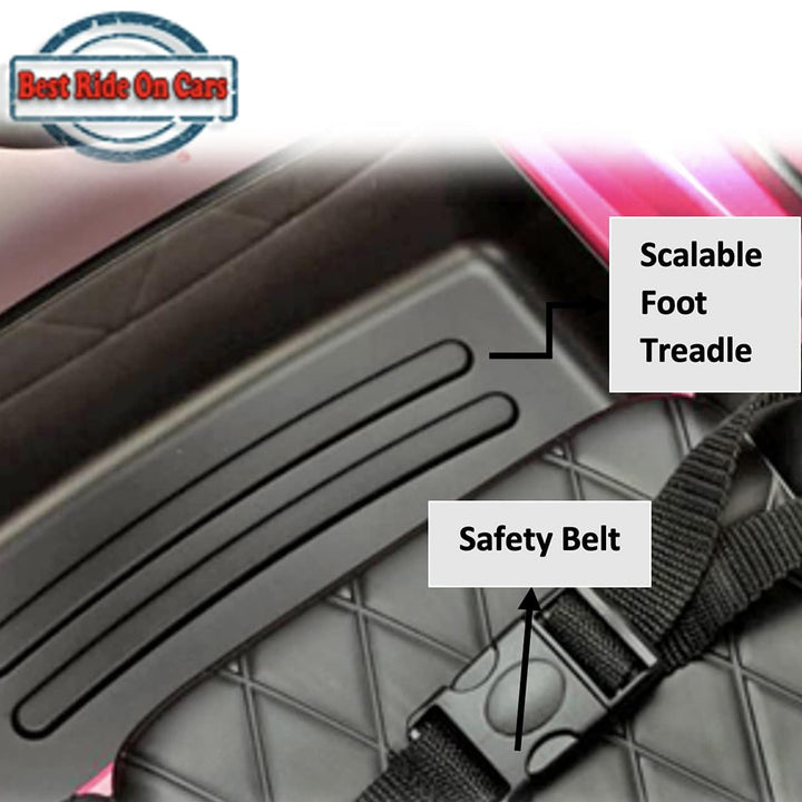 Best Ride On Cars 2-in-1 Fiat 500 Model Toddler Toy Push Car Stroller (Used) - VMInnovations