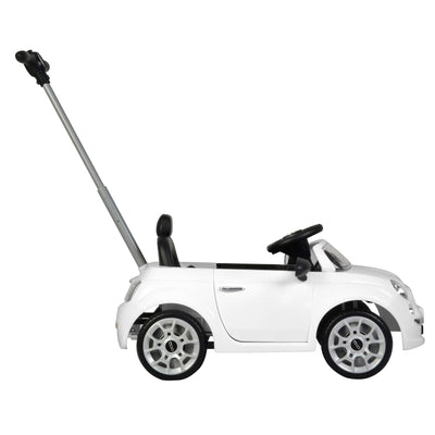 Best Ride On Cars 2-in-1 Fiat 500 Model Toddler Push Car Stroller (For Parts) - VMInnovations
