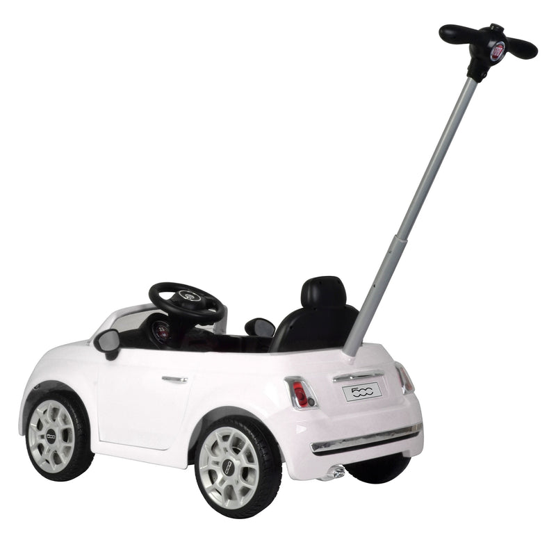 Best Ride On Cars 2-in-1 Fiat 500 Model Toddler Push Car Stroller (For Parts)
