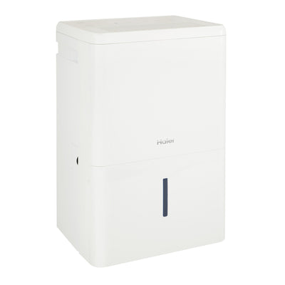 Haier 50-Pint LED Digital Controls Portable Dehumidifier, White (Open Box)