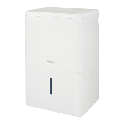 Haier 50-Pint LED Digital Controls Portable Dehumidifier, White (Open Box)
