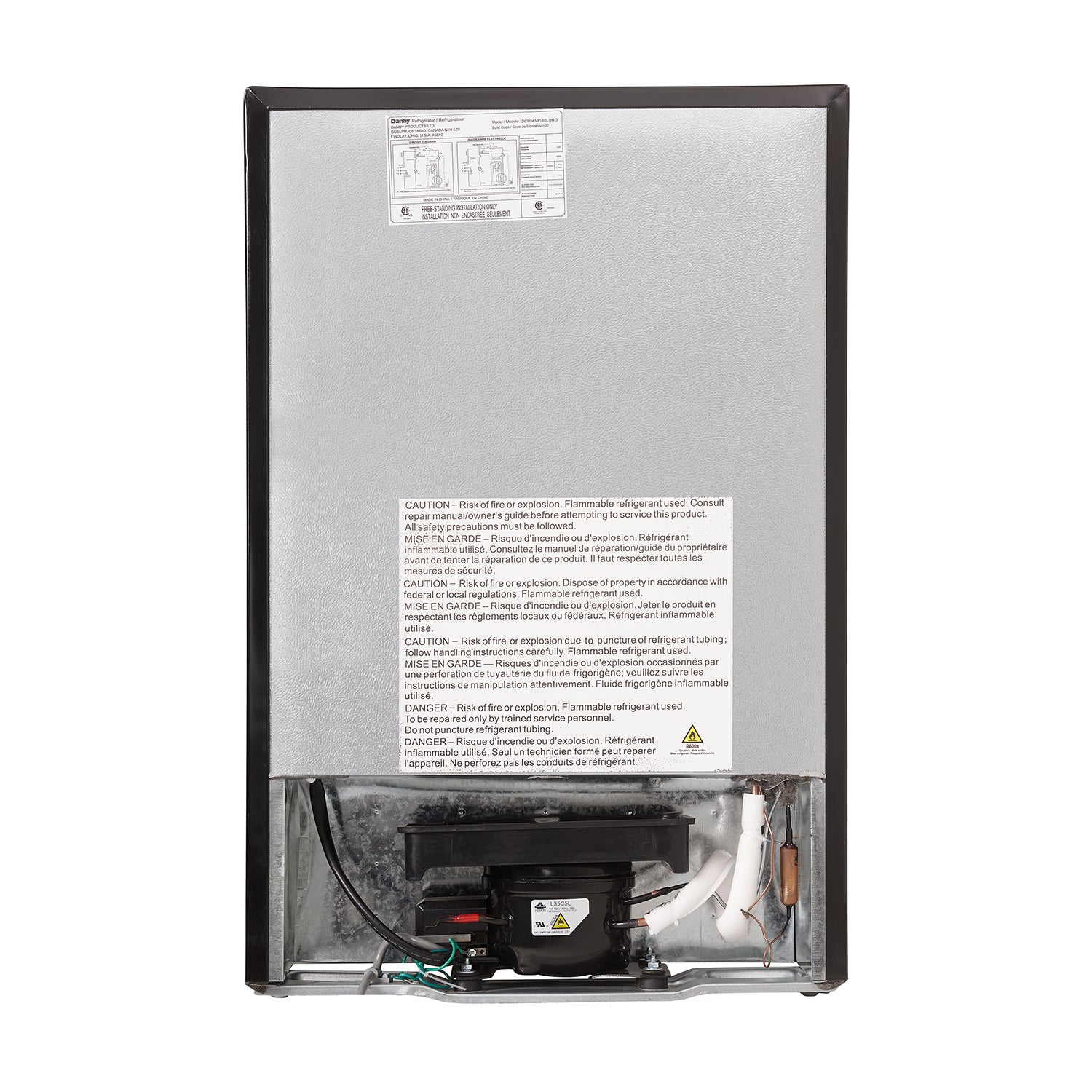 Danby DCR045B1BSLDB-3 4.5 Cubic Ft Compact Refrigerator w/ True Freezer (2 Pack)