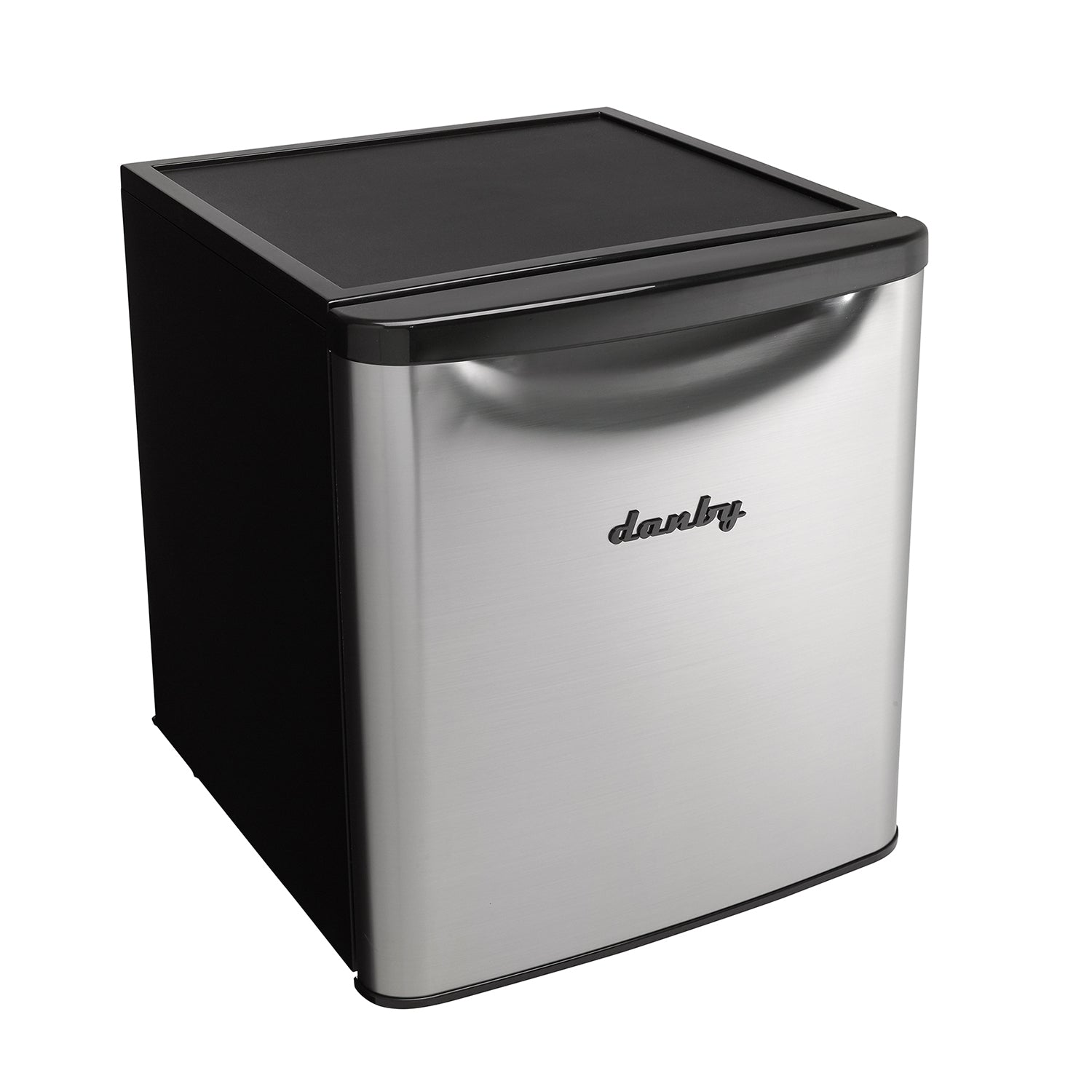Danby 1.7 Cubic Foot Classic Compact Refrigerator, Stainless Finish (Open Box)