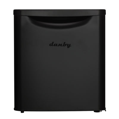 Danby 1.7 Cubic Foot Classic Compact Refrigerator, Matte Black (Open Box)