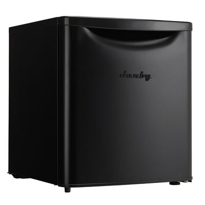 Danby 1.7 Cubic Foot Classic Compact Refrigerator, Matte Black (Open Box)
