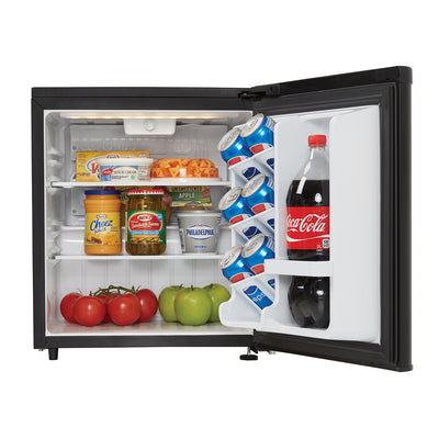Danby 1.7 Cubic Foot Classic Compact Refrigerator, Stainless Finish (Open Box)