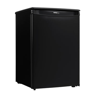 Danby DAR026A1BDD-6 2.6 Cubic Feet Compact Refrigerator, Black (Open Box)