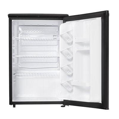 Danby DAR026A1BDD-6 2.6 Cubic Feet Compact Refrigerator, Black (Open Box)