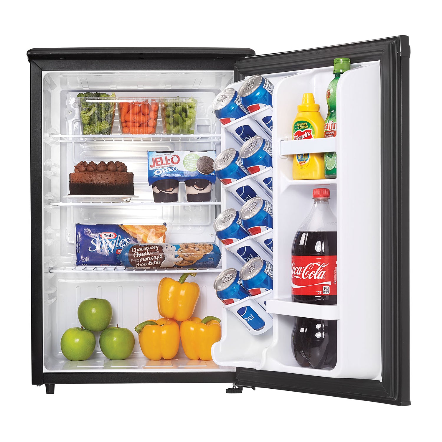 Danby 2.6 Cubic Feet Compact Freestanding Refrigerator, Black (Used)