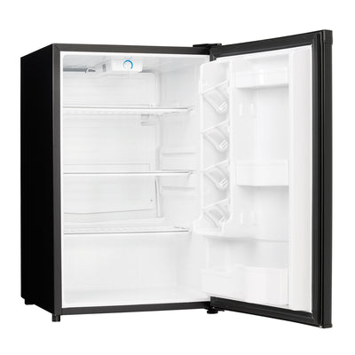 Danby 2.6 Cubic Feet Compact Freestanding Refrigerator, Black (Open Box)
