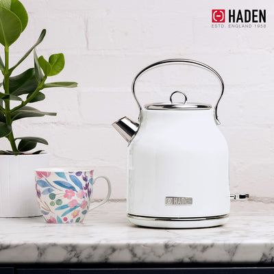 Haden Heritage 1.7 Liter Stainless Steel Body Retro Electric Tea Kettle (Used) - VMInnovations