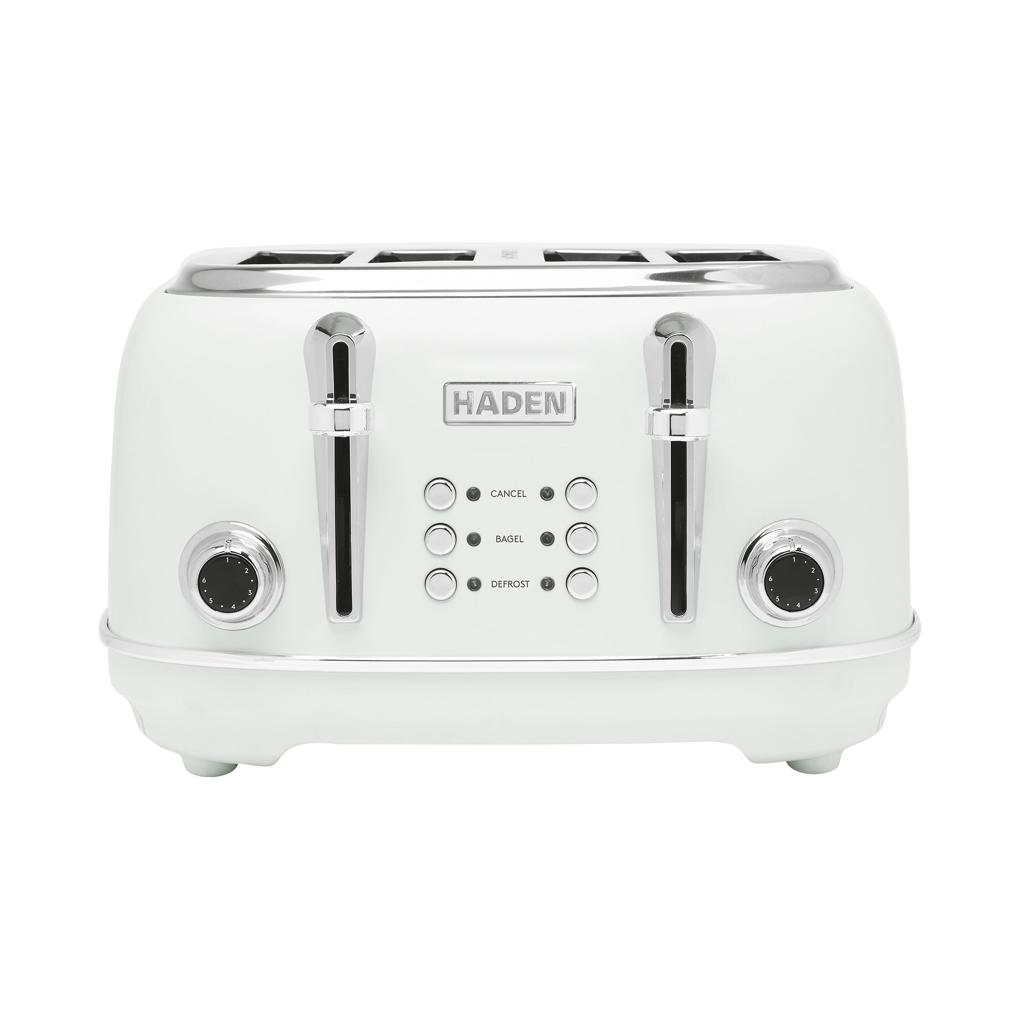 Haden Heritage 4 Slice Toaster & Dorset 1.7L Electric Water Kettle, Ivory/Chrome