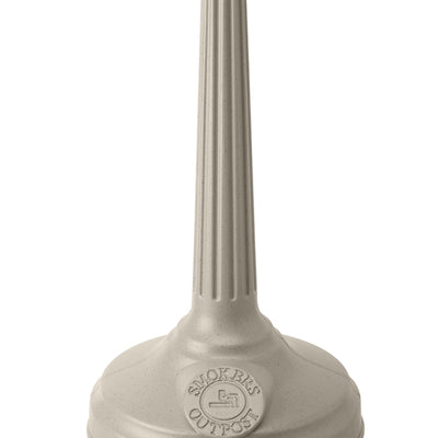 Commercial Zone Smoker’s Outpost Standard Cigarette Receptacle, Beige (Open Box)