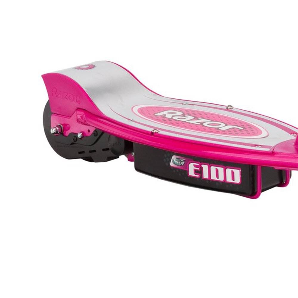 Razor E100 Kids Motorized 24 Volt Electric Powered Ride On Scooter, Pink