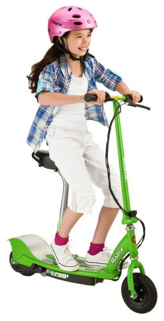 RAZOR E200S Seated Electric Scooter Adult Kids (Green) - Open Box