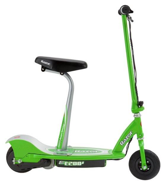 RAZOR E200S Seated Electric Scooter Adult Kids (Green) - Open Box