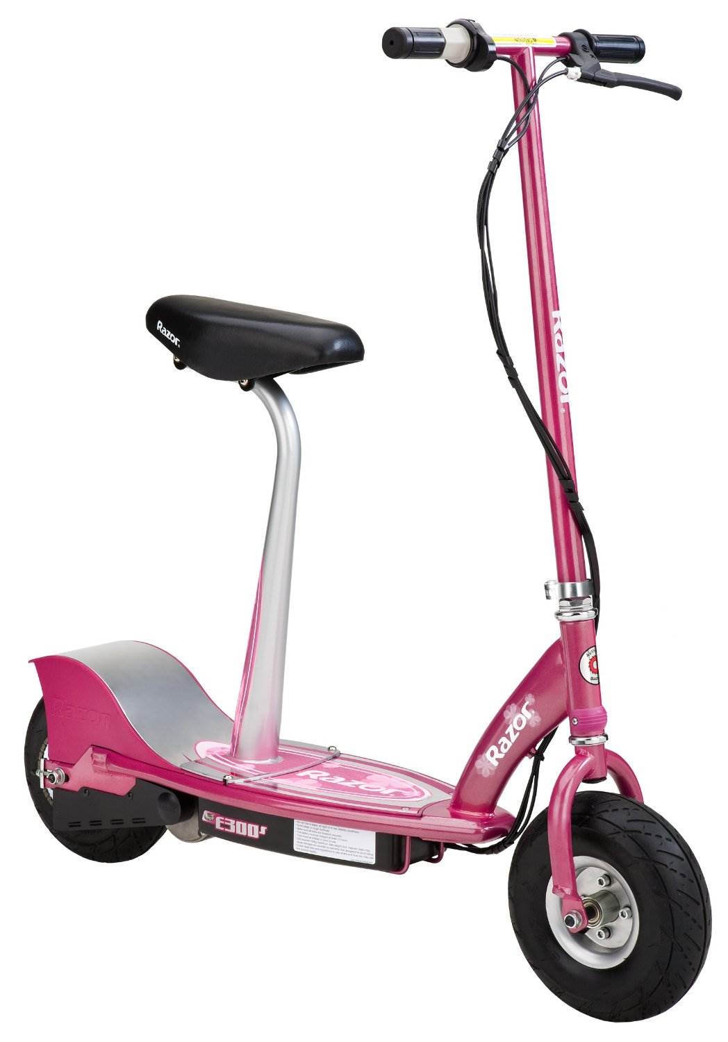Razor E300S Seated Electric Scooter - Pink (Sweet Pea) - Lightly Used