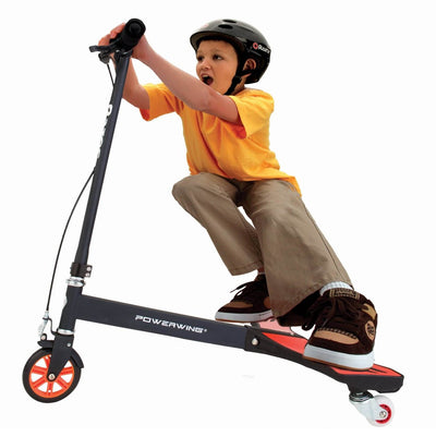 Razor Power Wing 3-Wheel Caster Kids Scooter - Red & Black | 20036058