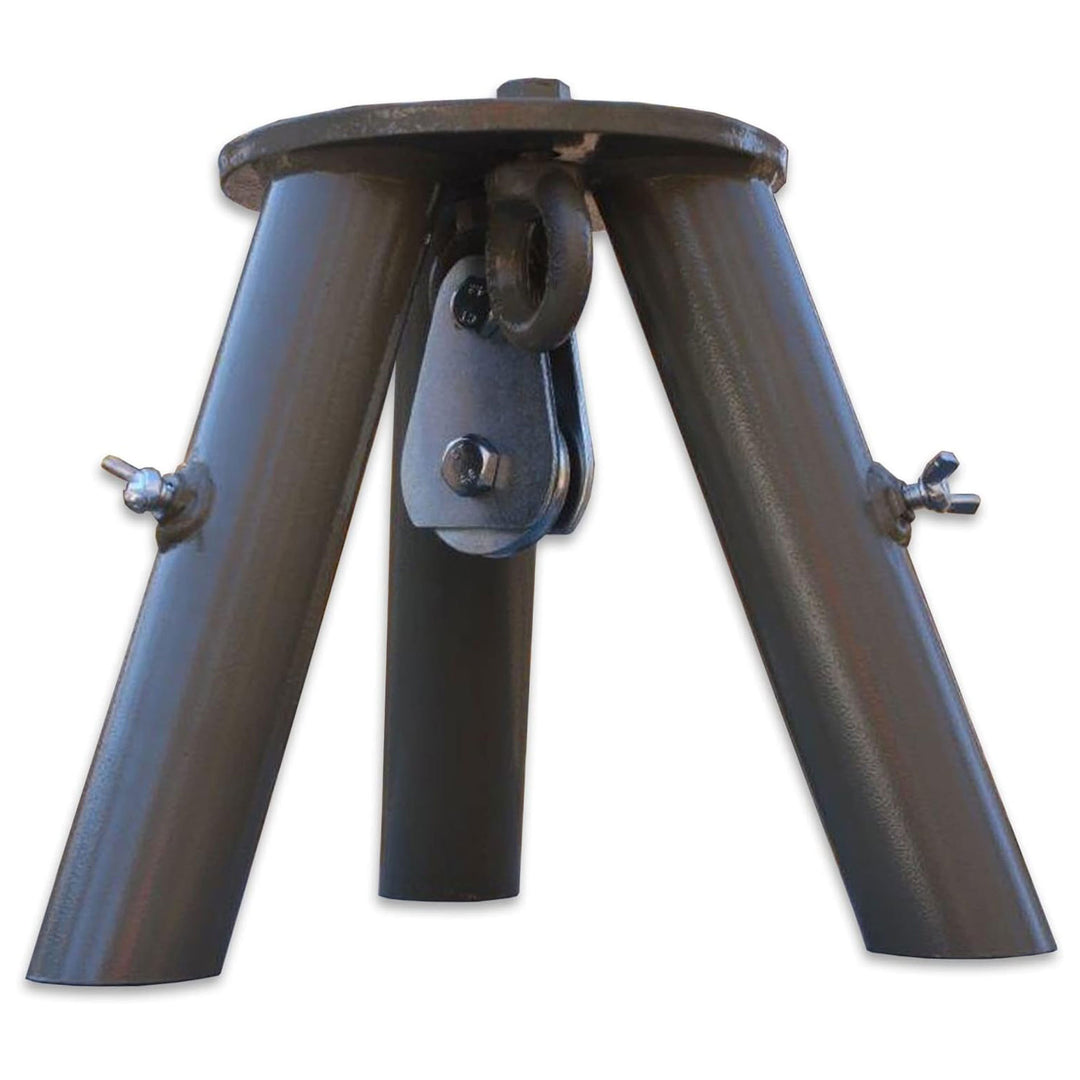 Boss Buck Heavy Duty Steel Tripod Header with 1000 Pound Pulley System (Used) - VMInnovations