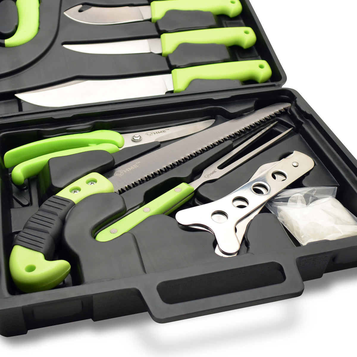 HME 12 Piece Deluxe Field Dressing Kit w/ Convenient Carry Case (Open Box)