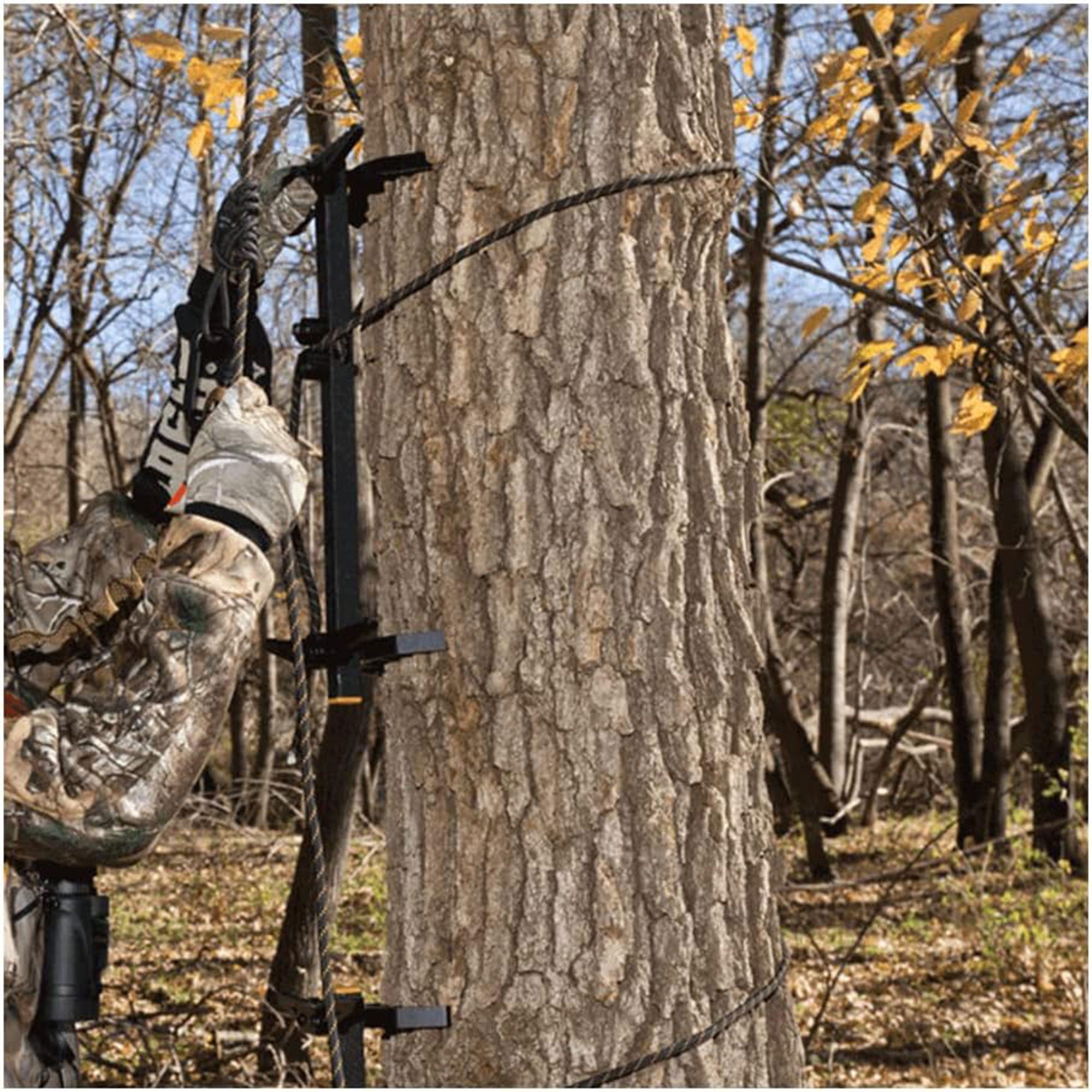 Muddy Pro Climbing Sticks w/Rope Cam Attachment, Tree Stand Hunting Gear, 4 Pack - VMInnovations