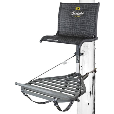Hawk Helium Kickback LVL Hang-On Hunting Tree Stand with XL Seat & Platform - VMInnovations