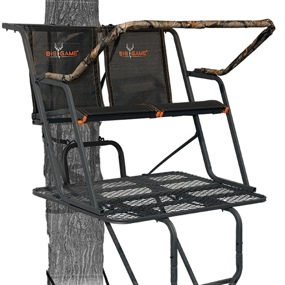 Big Game Spector XT 17 Foot 2 Person Deer Hunting Ladder Climbing Tree Stand - VMInnovations