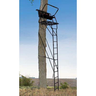 Big Game Spector XT Lightweight Portable 2 Hunter Tree Ladder Stand, 17' (Used)