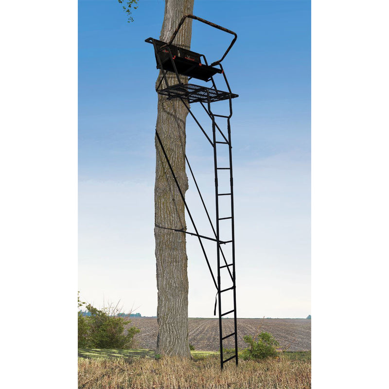 Big Game Spector XT Lightweight Portable 2 Hunter Tree Ladder Stand, 17 Foot