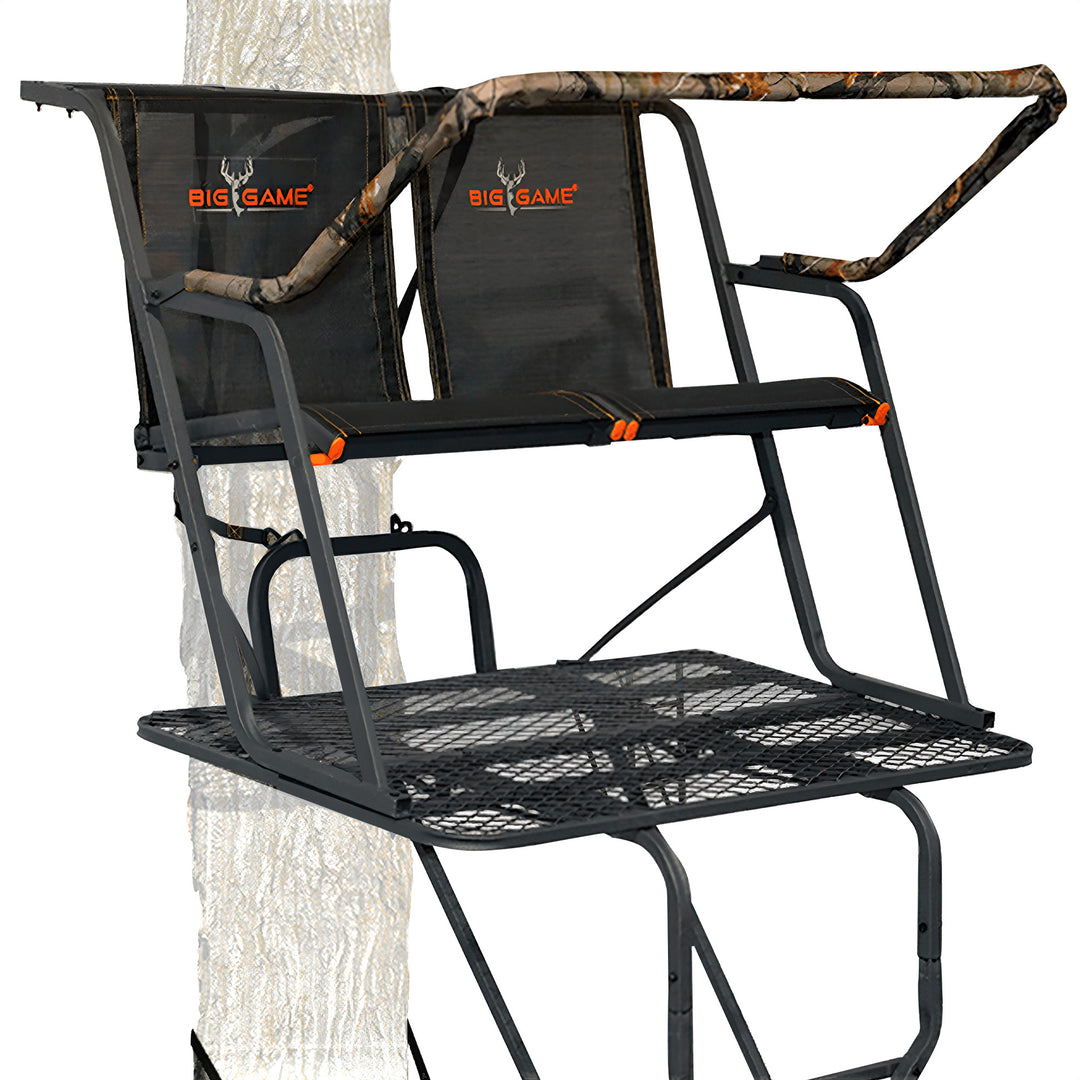 Big Game Spector XT Lightweight Portable 2 Hunter Tree Ladder Stand (Open Box)