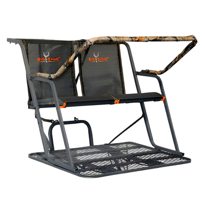 Big Game Spector XT Lightweight Portable 2 Hunter Tree Ladder Stand (Open Box) - VMInnovations