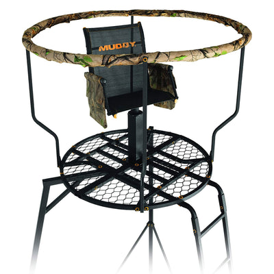 Muddy MTP3000 Liberty 16 Foot High Deer Hunting Tri-Pod Stand with Flex Tek Seat (Refurbished)