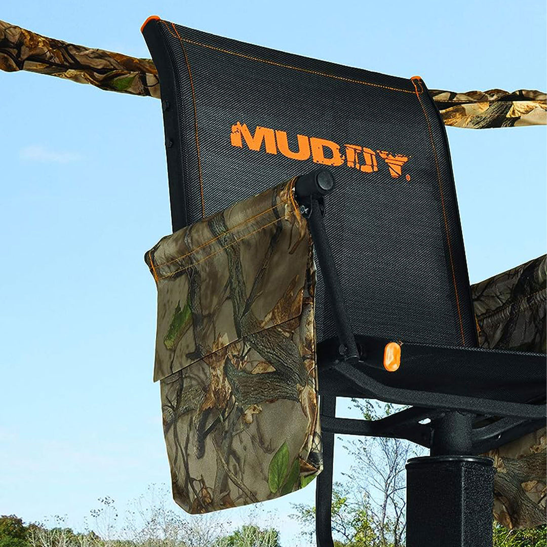 Muddy 16' Liberty Tripod Stand Hunting Gear with Flex Tek Seat Hunting Chair