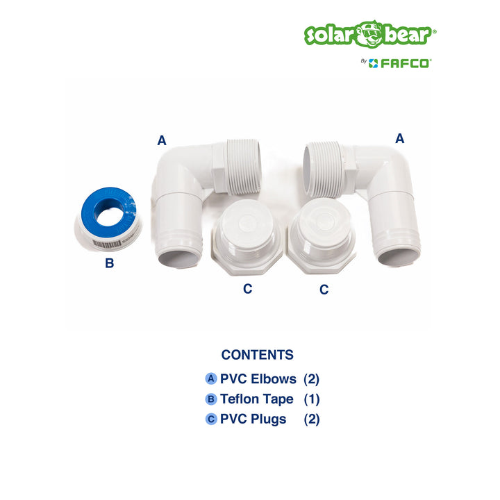 FAFCO Solar Bear Friendly Above Ground Pool Solar Heating System (For Parts) - VMInnovations