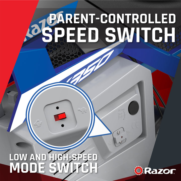 RAZOR 24V Dirt Rocket MX350 Electric Motorcycle Bike (Open Box)