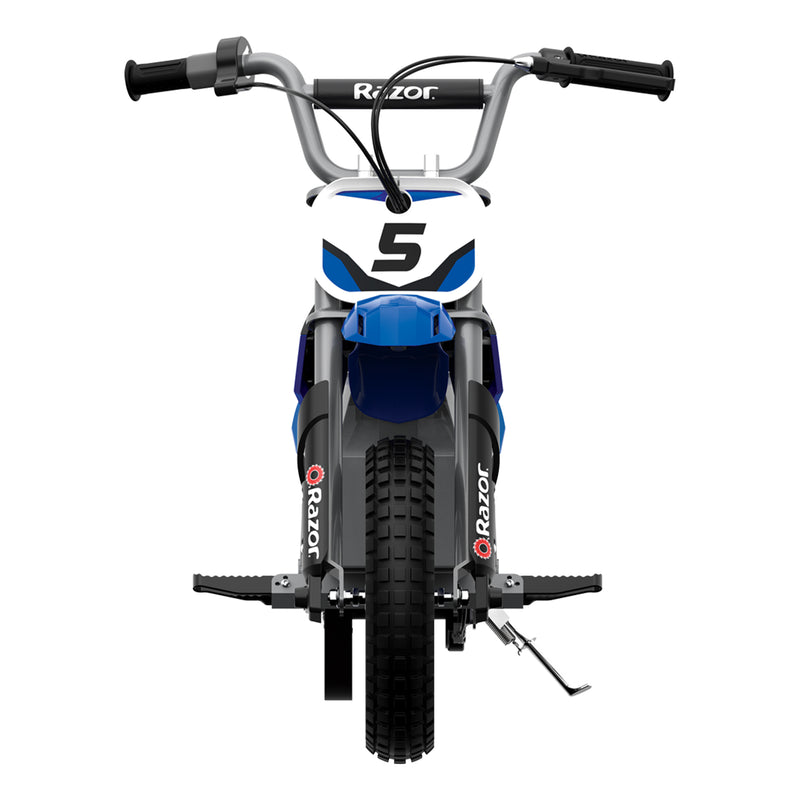 Razor MX350 Dirt Rocket 24V Electric Toy Motocross Motorcycle Dirt Bike, Blue