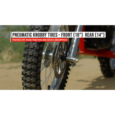 Razor MX500 Red Dirt Rocket High-Torque Electric Motorcycle Dirt Bike(Open Box) - VMInnovations
