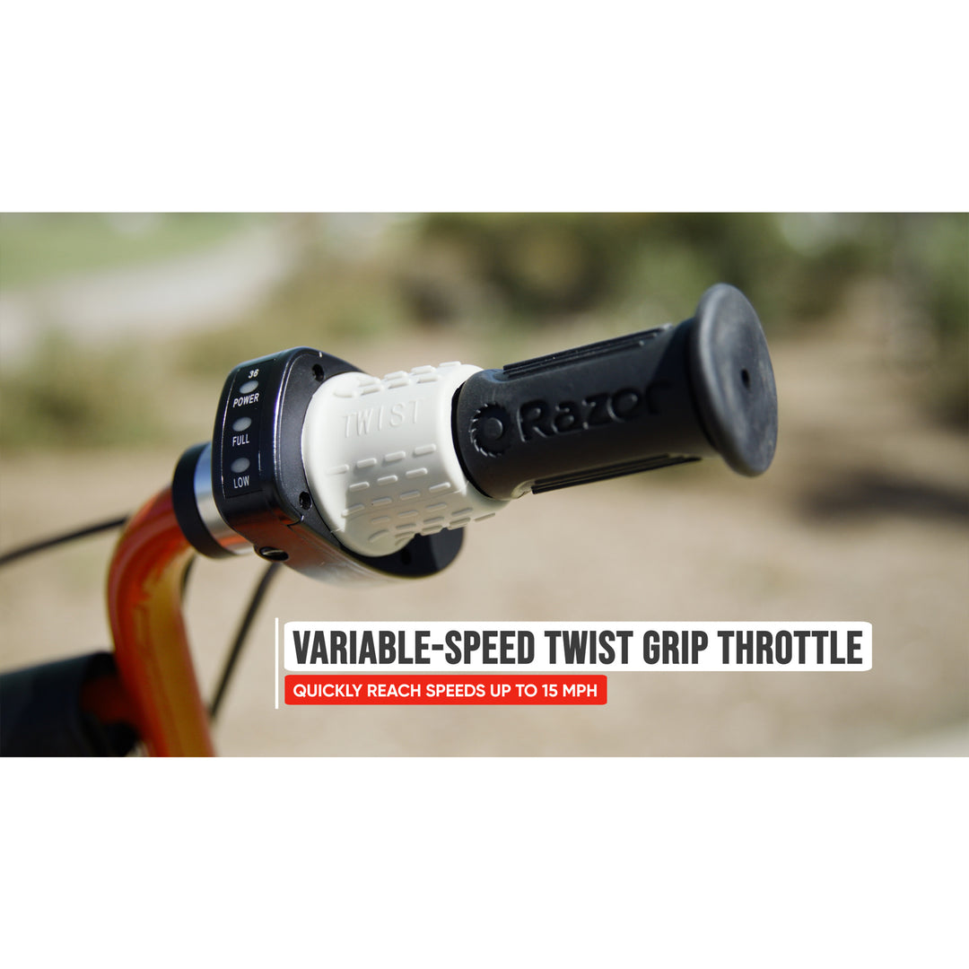 Razor Red Dirt Rocket High-Torque Electric Dirt Bike for Adult (Open Box) - VMInnovations