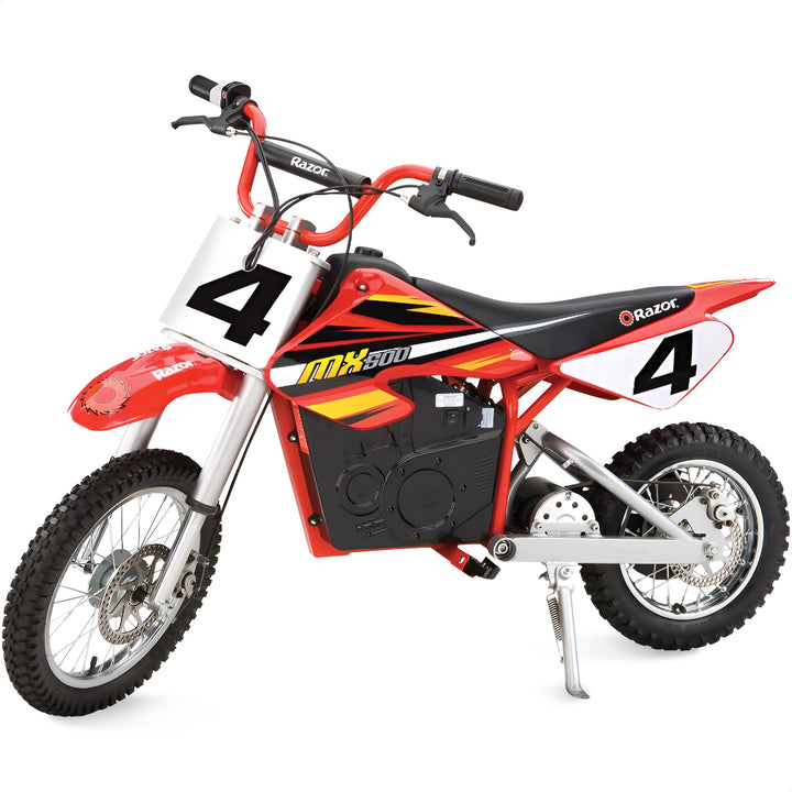 Razor MX500 Red Dirt Rocket High-Torque Electric Motorcycle Dirt Bike for Adult