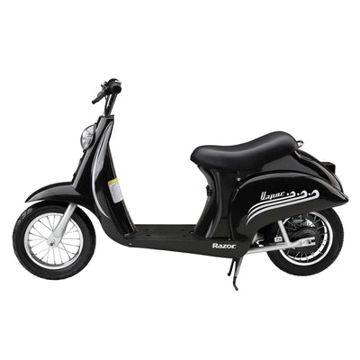 Razor Pocket Mod Miniature Euro 24V Electric Kids Retro Scooter, Black (Used) - VMInnovations