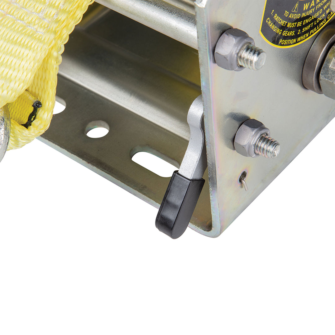 Fulton Dual Speed Tow Winch with 20 Inch Strap, 3,200 Pound Capacity (Open Box) - VMInnovations