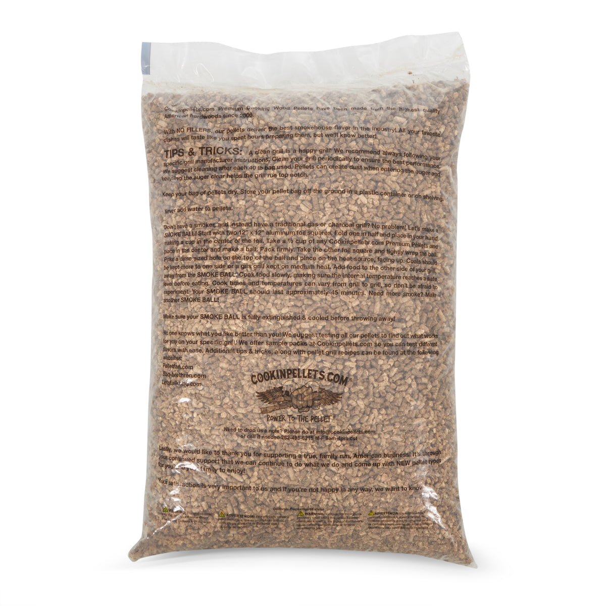 CookinPellets 40 Lb Mix Hickory, Cherry, Maple, and Apple Wood Pellets (3 Pack) - VMInnovations