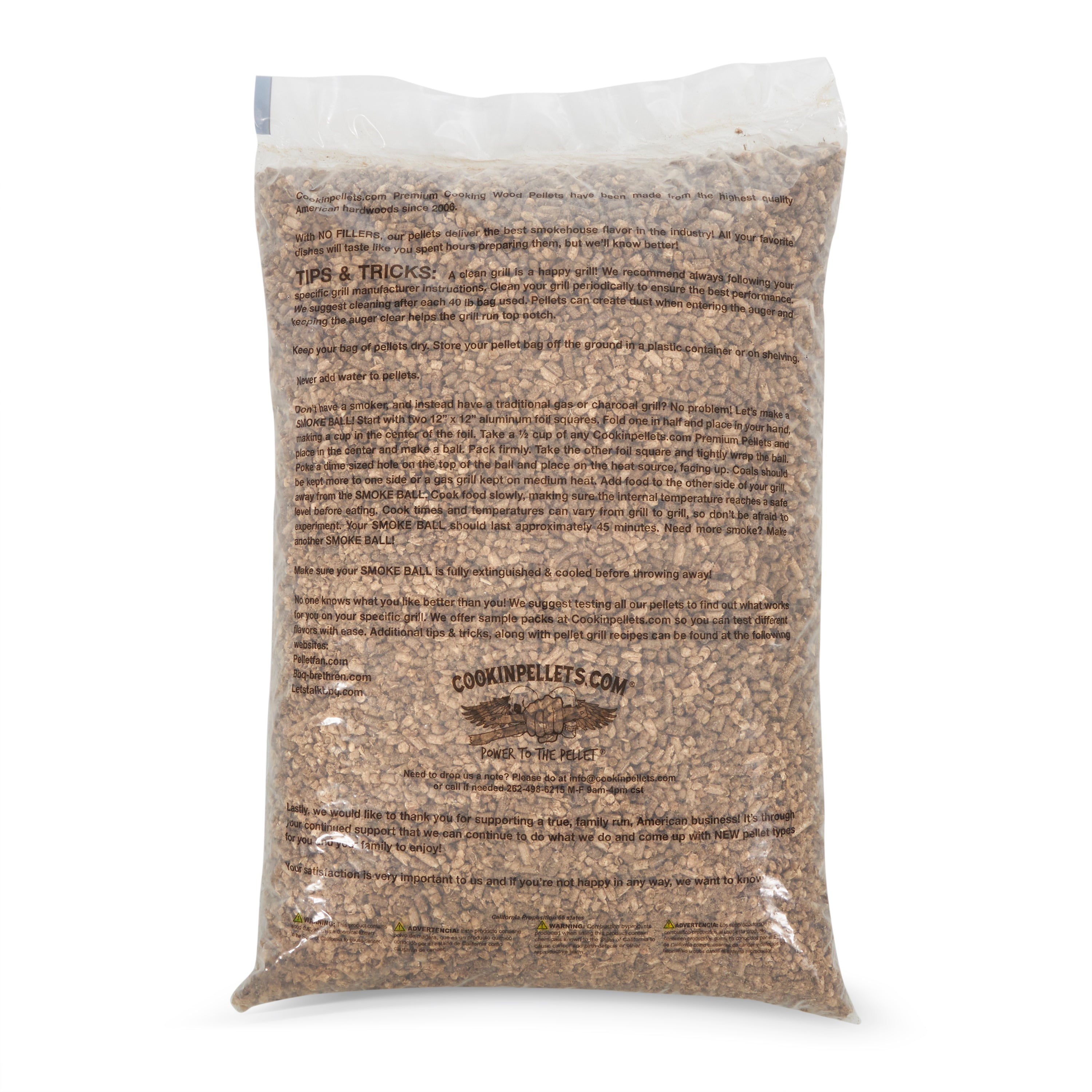 CookinPellets 40 Lb Perfect Mix Hickory,Cherry,Maple,Apple Wood Pellets (4 Pack) - VMInnovations