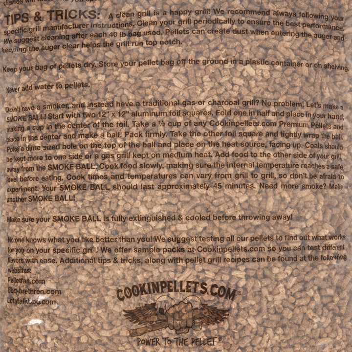 CookinPellets 40 Lb Mix Hickory, Cherry, Maple, and Apple Wood Pellets (3 Pack)