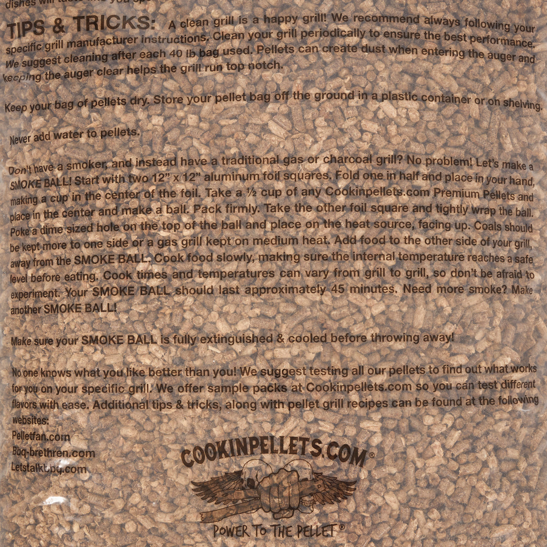 CookinPellets 40 Lb Perfect Mix Hickory,Cherry,Maple,Apple Wood Pellets (4 Pack)