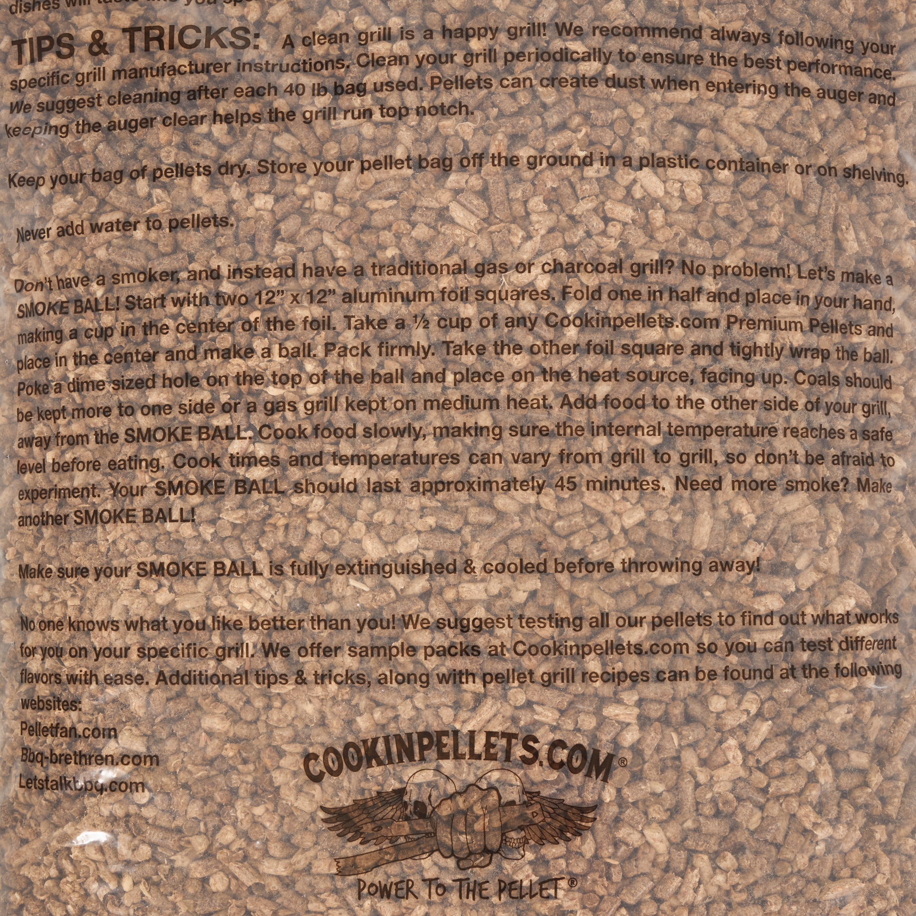CookinPellets 40 Lb Hickory, Cherry, Hard Maple, Apple Wood Pellet Mix (5 Pack) - VMInnovations