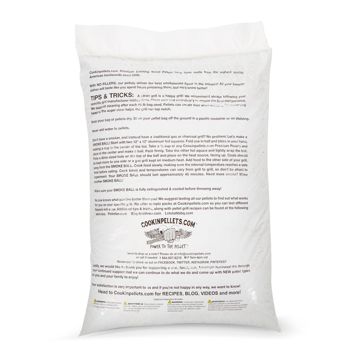 CookinPellets Perfect Mix Wood Pellets and Apple Mash Wood Pellets, 40 Lb Bags