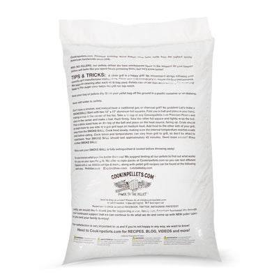 CookinPellets Premium Hickory Wood Pellets & Apple Mash Wood Pellets, 40 Lb Bags